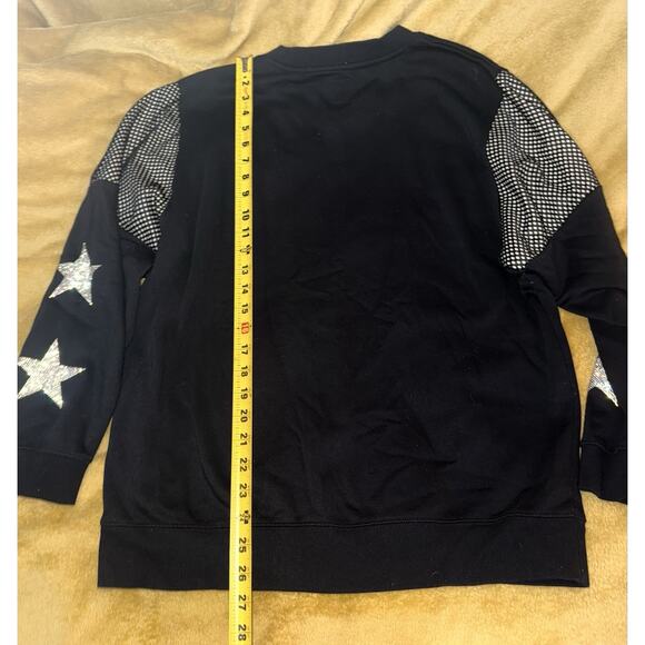 Women’s Game day Victory Black Wisconsin Badgers Rhinestone Sweatshirt Medium - Picture 14 of 16